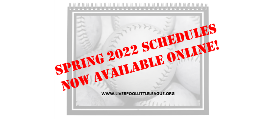 2022 Schedules Posted